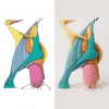 Narzisto_Digital Sculpture_2025 (Original: Procreate, AI Image: Sora)