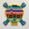 Heartbeat Skull / 14x14 cm / 2018